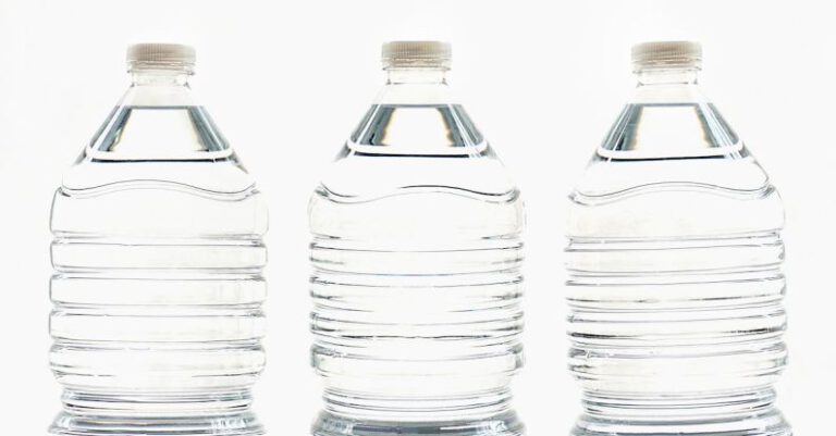 Water Bottles - Three Clear Water Bottles