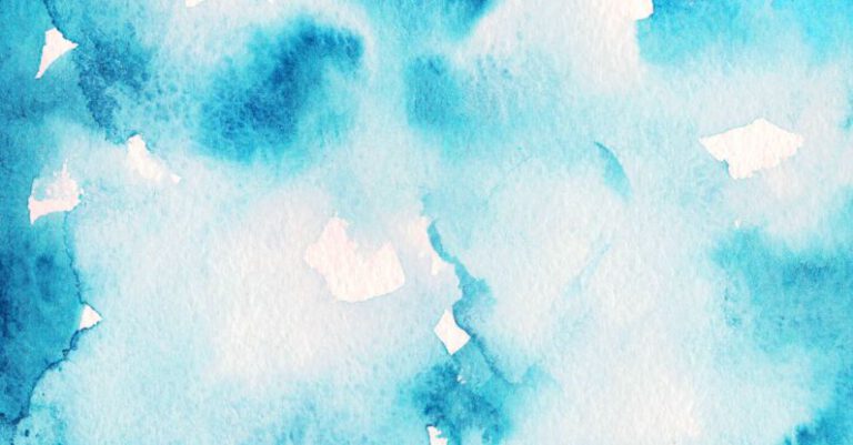 Unique Finds - Blue Abstract Painting
