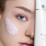 Recommended Beauty - Woman with Beauty Product on Face Recommending Cosmetics