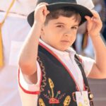 Personalized Kids - A child in traditional costume at a festival